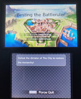 Besting the Battleruler (3DS) Title Screen